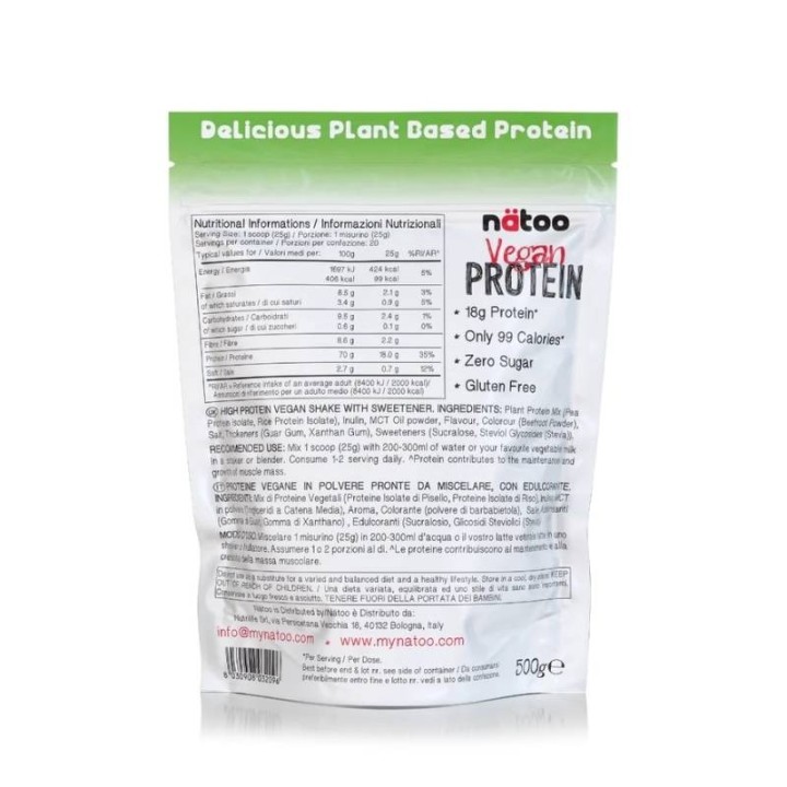Nätoo Vegan Protein Strawberry 500g | ProteinPower