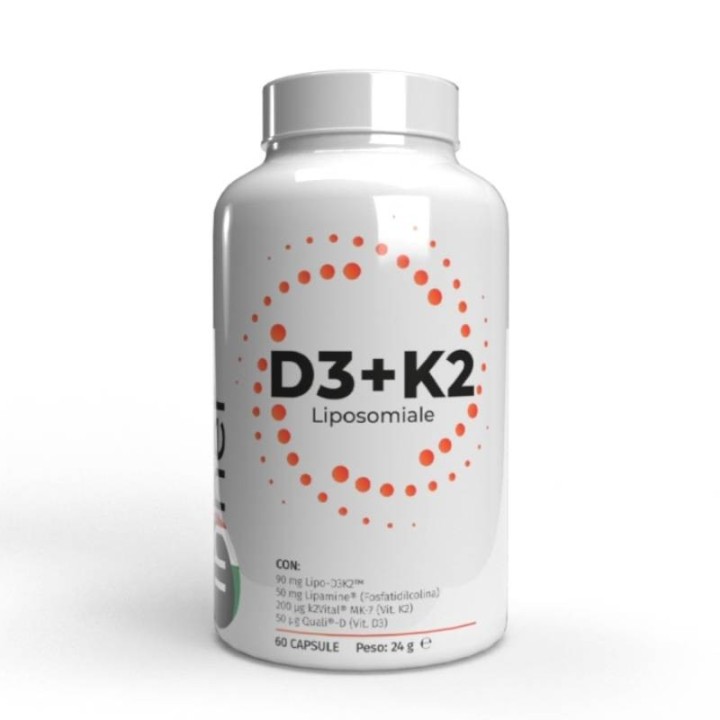 Inner D3 + K2 Liposomiale – Vitamine D3 e K2 MK-7 – 60 capsule