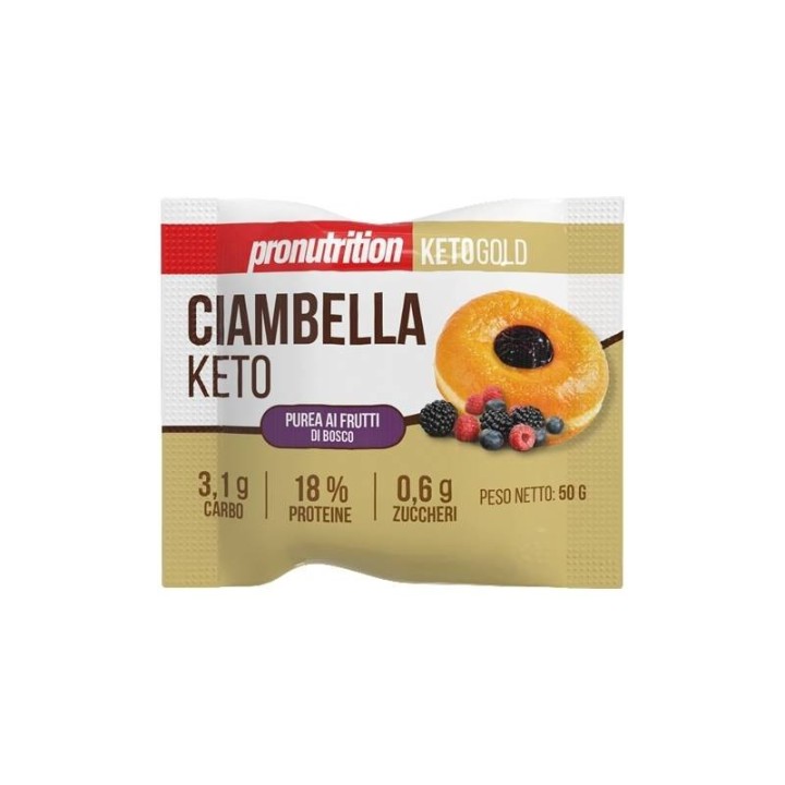 Pro Nutrition Ciambella Keto ai Frutti di Bosco – 50 g