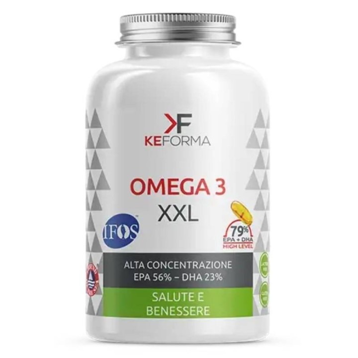 KeForma OMEGA 3 XXL 79% – Olio di Pesce Concentrato – 150 Perle