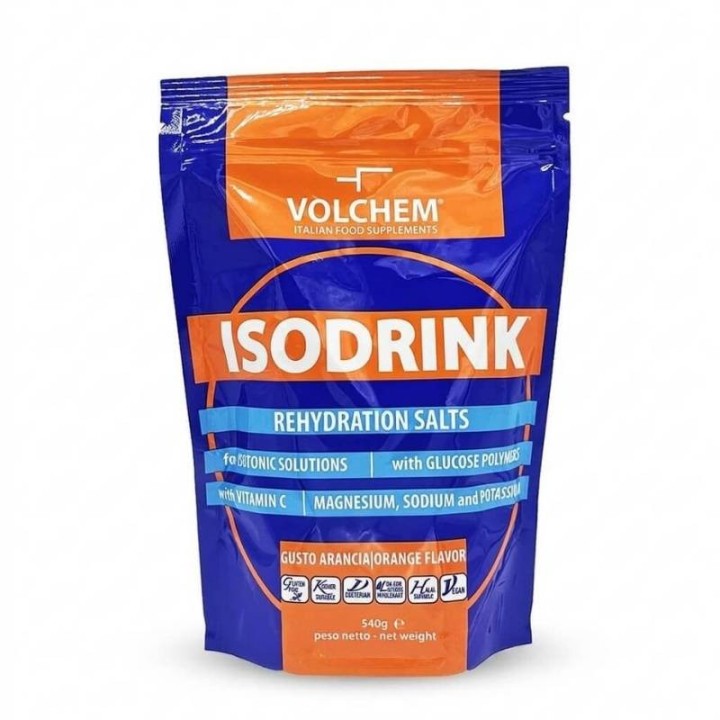 Volchem ISODRINK ® Integratore Idrosalino – Arancia – 540 g