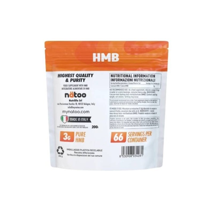 Nätoo HMB Polvere Neutro 200 g | ProteinPower
