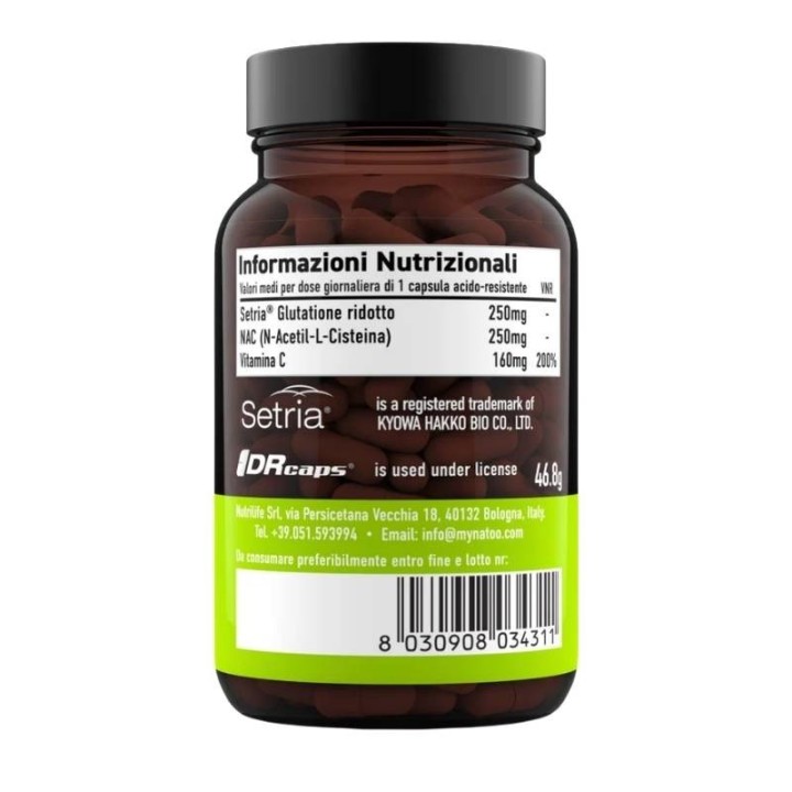 Natoo Glutatione Complex con Setria e NAC – 60 Capsule – foto 3